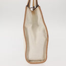 GUCCI GG Canvas Jackie Hand Bag Canvas Leather White Beige Auth ep11053-4