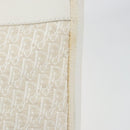 Christian Dior Trotter Canvas Shoulder Bag White Gold Auth ep11056-9