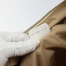 Christian Dior Trotter Canvas Shoulder Bag White Gold Auth ep11056-12