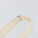 Christian Dior Trotter Canvas Shoulder Bag White Gold Auth ep11056-14