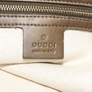 GUCCI GG Canvas Tote Bag Brown Gold Tone Auth ep11063-21