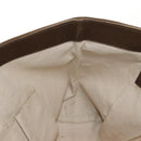 GUCCI GG Canvas Tote Bag Brown Gold Tone Auth ep11063-24