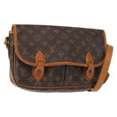 LOUIS VUITTON Monogram Gibeciere MM Shoulder Bag M42247 LV Auth ep11068-1