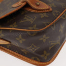 LOUIS VUITTON Monogram Gibeciere MM Shoulder Bag M42247 LV Auth ep11068-14