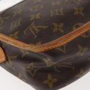 LOUIS VUITTON Monogram Gibeciere MM Shoulder Bag M42247 LV Auth ep11068-16
