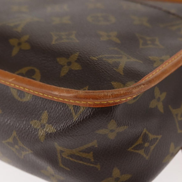 LOUIS VUITTON Monogram Gibeciere MM Shoulder Bag M42247 LV Auth ep11068