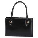 GUCCI Hand Bag Leather Black Auth ep11069-2