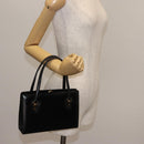 GUCCI Hand Bag Leather Black Auth ep11069-22