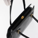 GUCCI Hand Bag Leather Black Auth ep11069-6