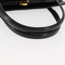GUCCI Hand Bag Leather Black Auth ep11069-7