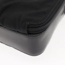 GUCCI Shoulder Bag Nylon Leather Black Auth ep11070-11
