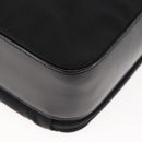 GUCCI Shoulder Bag Nylon Leather Black Auth ep11070-13