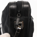 GUCCI Shoulder Bag Nylon Leather Black Auth ep11070-15