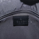GUCCI Shoulder Bag Nylon Leather Black Auth ep11070-16