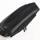 GUCCI Shoulder Bag Nylon Leather Black Auth ep11070-6