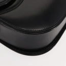 GUCCI Shoulder Bag Leather Black Auth ep11071-9