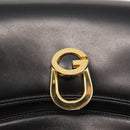 GUCCI Shoulder Bag Leather Black Auth ep11071-17