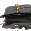 GUCCI Shoulder Bag Leather Black Auth ep11071-10