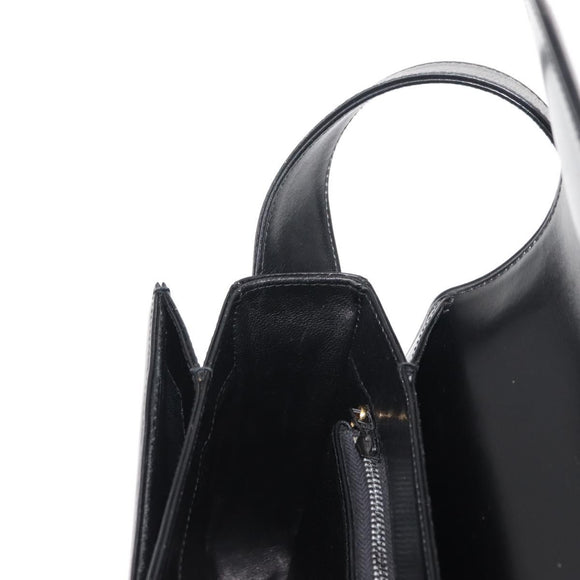 GUCCI Shoulder Bag Leather Black Auth ep11071