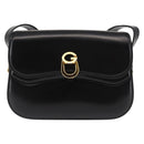 GUCCI Shoulder Bag Leather Black Auth ep11071-13