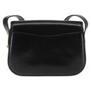 GUCCI Shoulder Bag Leather Black Auth ep11071-2