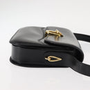 GUCCI Shoulder Bag Leather Black Auth ep11071-3