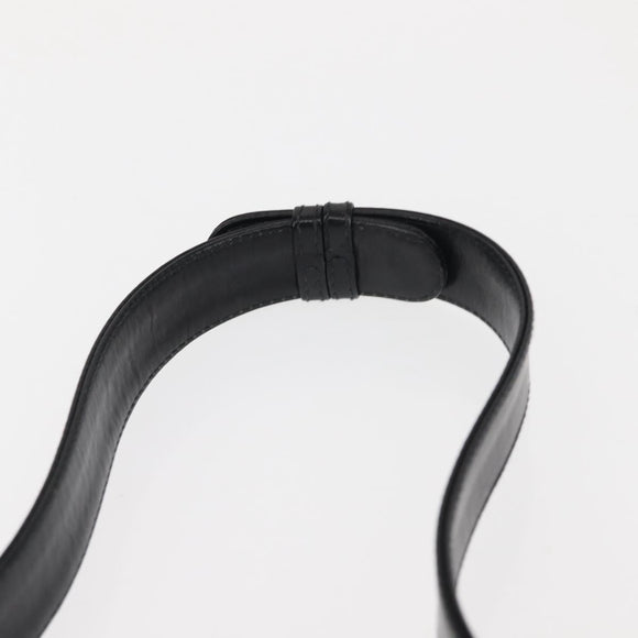 GUCCI Shoulder Bag Leather Black Auth ep11071