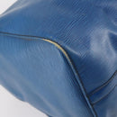 LOUIS VUITTON Epi Keepall 50 Boston Bag Blue M42965 LV Auth ep11073-15