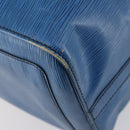 LOUIS VUITTON Epi Keepall 50 Boston Bag Blue M42965 LV Auth ep11073-16