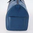 LOUIS VUITTON Epi Keepall 50 Boston Bag Blue M42965 LV Auth ep11073-3