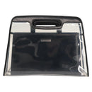 GUCCI Hand Bag Vinyl Black Clear Auth ep11074-13