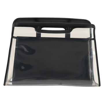 GUCCI Hand Bag Vinyl Black Clear Auth ep11074 - 0