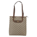 GUCCI GG Supreme Tote Bag PVC Beige Gold 002 39 6130 Auth ep11076-13