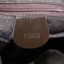 GUCCI Bamboo Hand Bag Nylon 2way Brown Auth ep11084-18