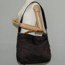 GUCCI Bamboo Hand Bag Nylon 2way Brown Auth ep11084-24