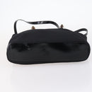 GUCCI Bamboo Hand Bag Nylon 2way Black Auth ep11085-5