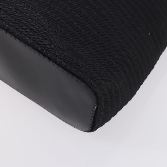 GUCCI Bamboo Hand Bag Nylon 2way Black Auth ep11085