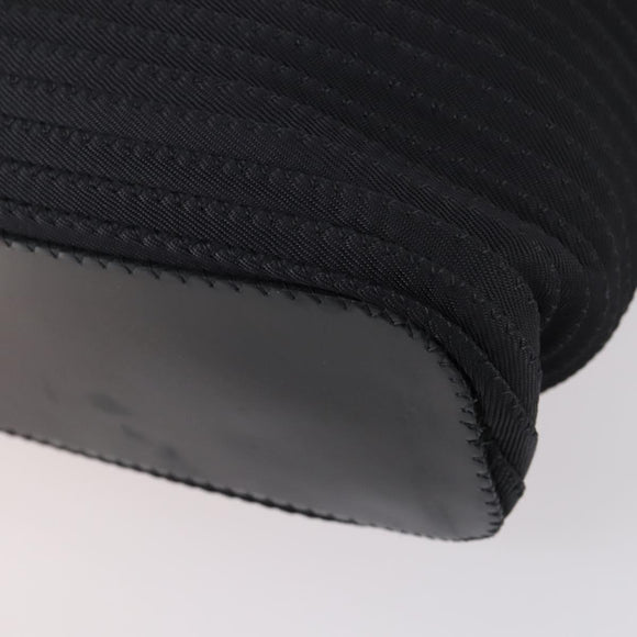 GUCCI Bamboo Hand Bag Nylon 2way Black Auth ep11085