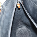 GUCCI Bamboo Hand Bag Nylon 2way Black Auth ep11085-21