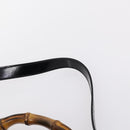GUCCI Bamboo Hand Bag Nylon 2way Black Auth ep11085-14