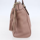 GUCCI Soho Tote Bag Leather Pink Auth ep11088-3