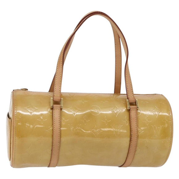 LOUIS VUITTON Monogram Vernis Bedford Hand Bag Beige M91006 LV Auth ep11091