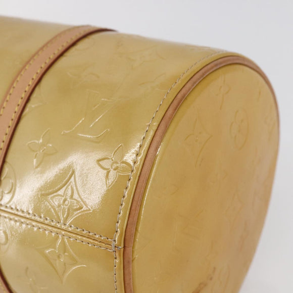 LOUIS VUITTON Monogram Vernis Bedford Hand Bag Beige M91006 LV Auth ep11091