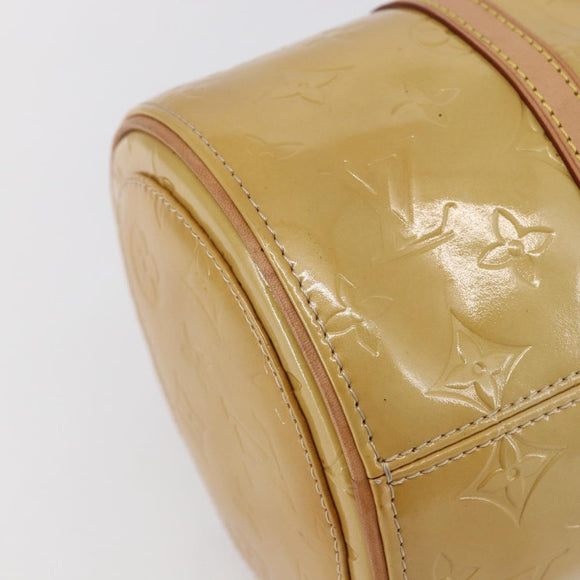 LOUIS VUITTON Monogram Vernis Bedford Hand Bag Beige M91006 LV Auth ep11091