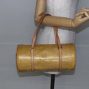LOUIS VUITTON Monogram Vernis Bedford Hand Bag Beige M91006 LV Auth ep11091-20