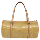 LOUIS VUITTON Monogram Vernis Bedford Hand Bag Beige M91006 LV Auth ep11091-2