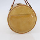 LOUIS VUITTON Monogram Vernis Bedford Hand Bag Beige M91006 LV Auth ep11091-4
