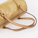 LOUIS VUITTON Monogram Vernis Bedford Hand Bag Beige M91006 LV Auth ep11091-7