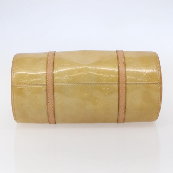 LOUIS VUITTON Monogram Vernis Bedford Hand Bag Beige M91006 LV Auth ep11091