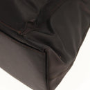 GUCCI Bamboo Hand Bag Nylon 2way Brown Auth ep11094-17